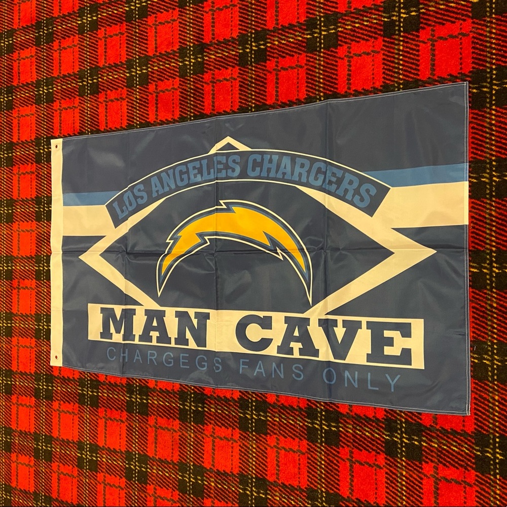 Brand new Los Angeles Chargers banner flag